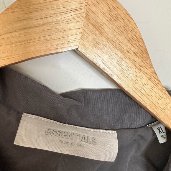 FEAR OF GOD ESSENTIALS Cotton Blend Shirt-Coat Trench XL NWOT - Picture 6 of 15